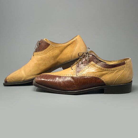 BELVEDERE \'Florence\' / Exotic Ostrich Leg & Italian Calfskin Oxford / Men’s 10M main image 6